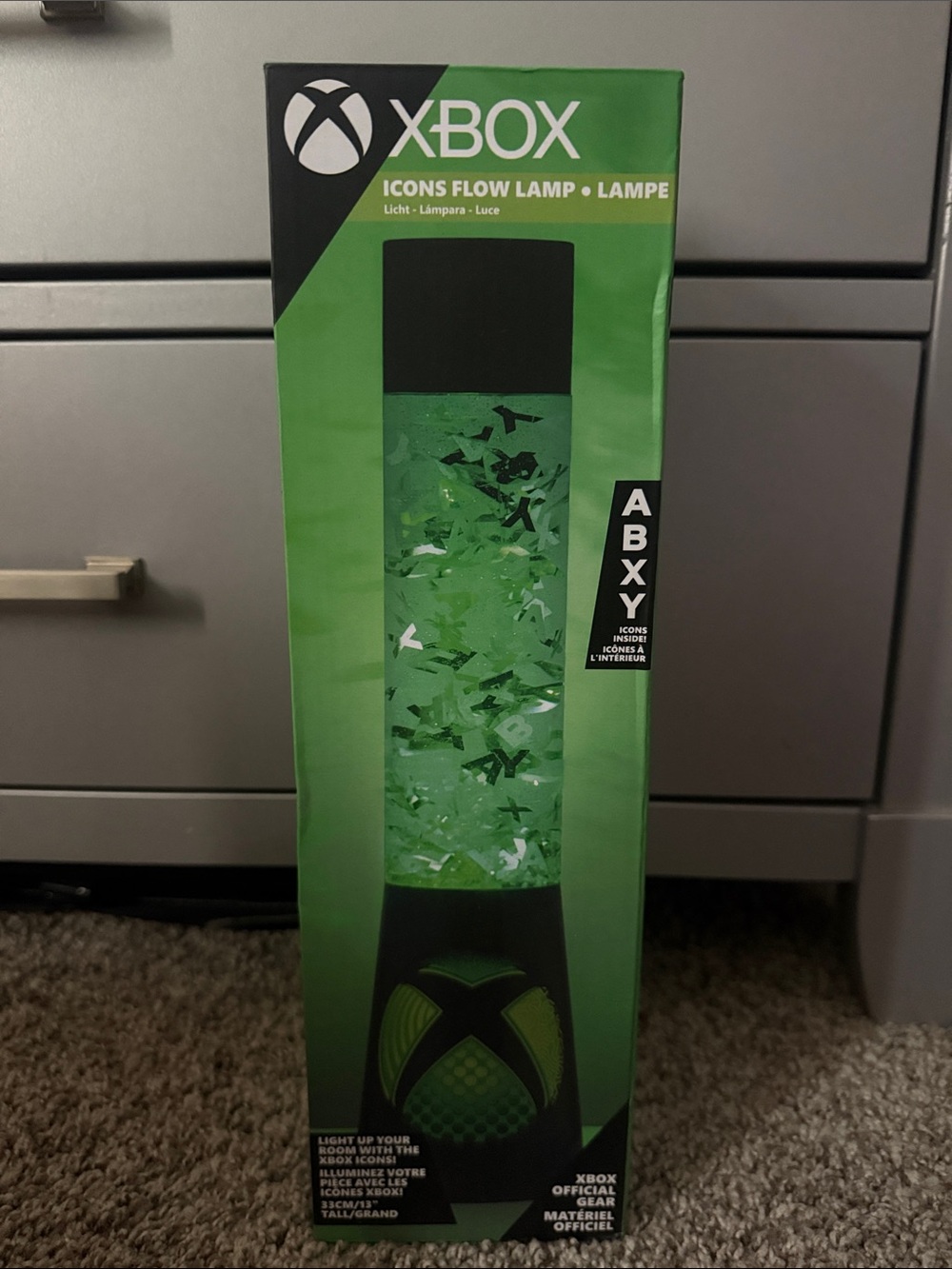 Xbox Icons Flow Lamp - Green